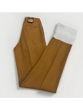 NWT Men’s Bills Khakis 100% Cotton Tan Pleated Dress Pants Size 34